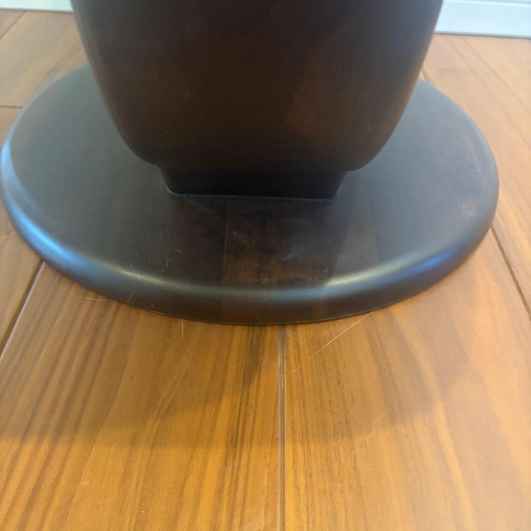 【Good Condition】Karimoku Chitano Ottoman Stool Genuine Leather