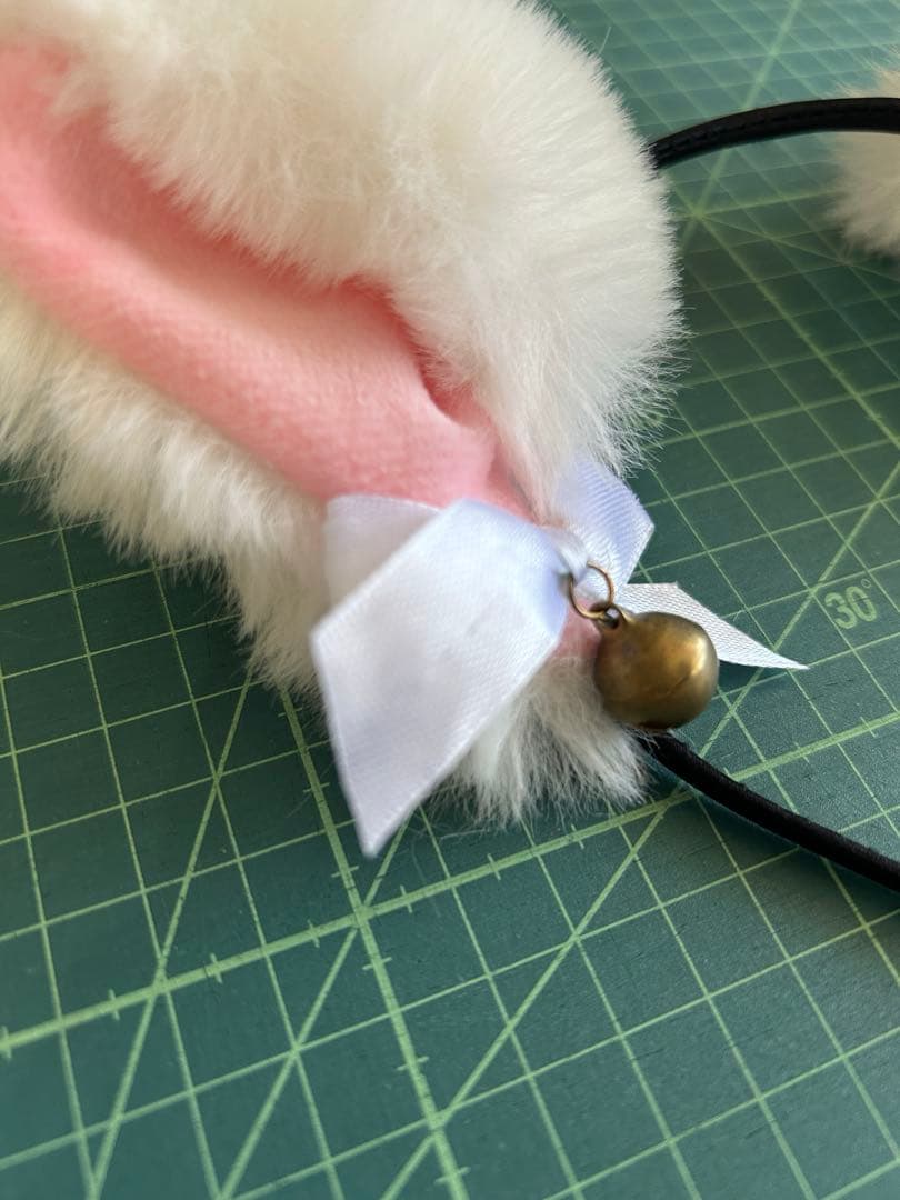 【2-Piece Set】Cat Ear Headband and Paw Gloves - Sports Festival, School Festival