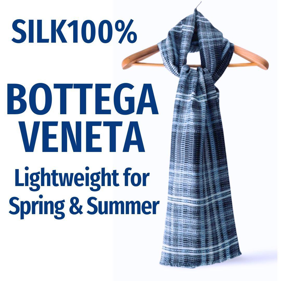 Beautiful Condition BOTTEGA VENETA Stole 100% Silk Scarf Shawl