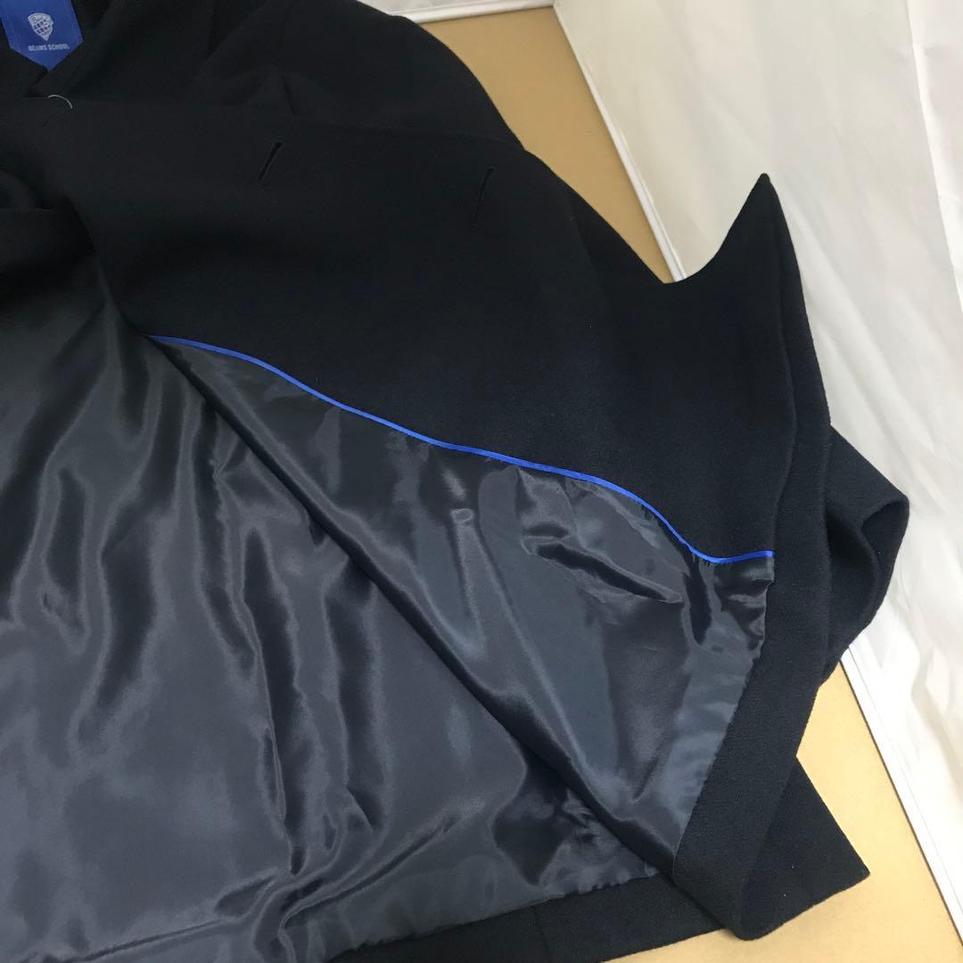 BEAMS School Coat P-Coat Navy