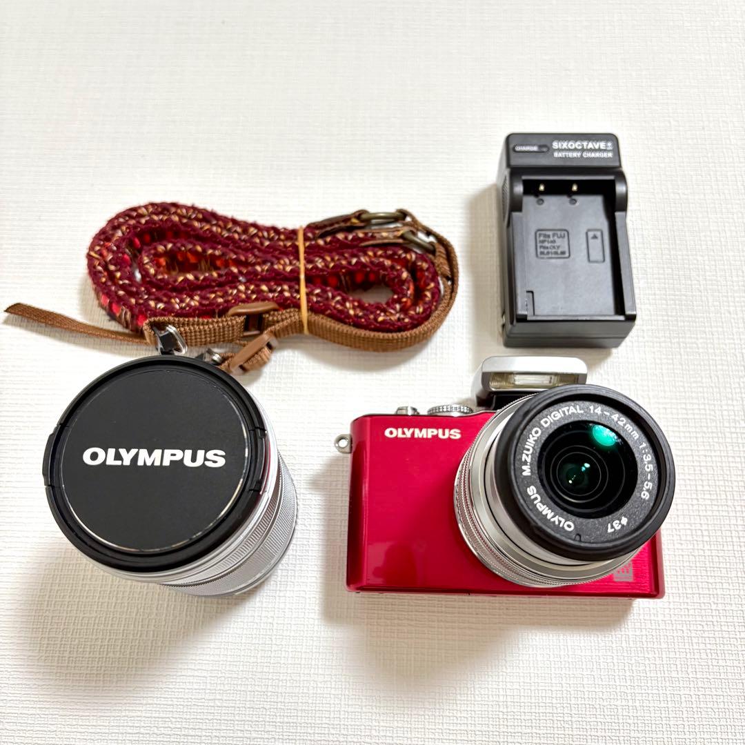 【OLYMPUS】 PEN Lite E-PL3 【Includes 2 Lenses & Strap】