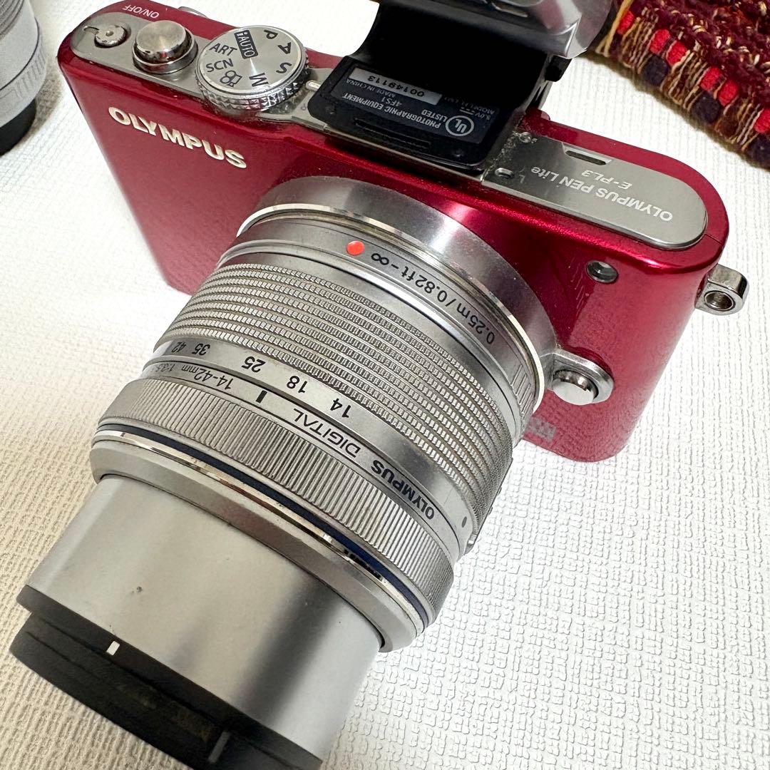 【OLYMPUS】 PEN Lite E-PL3 【Includes 2 Lenses & Strap】