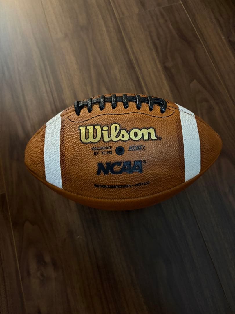 Almost unused! Wilson NCAA American Football - Leather Ball