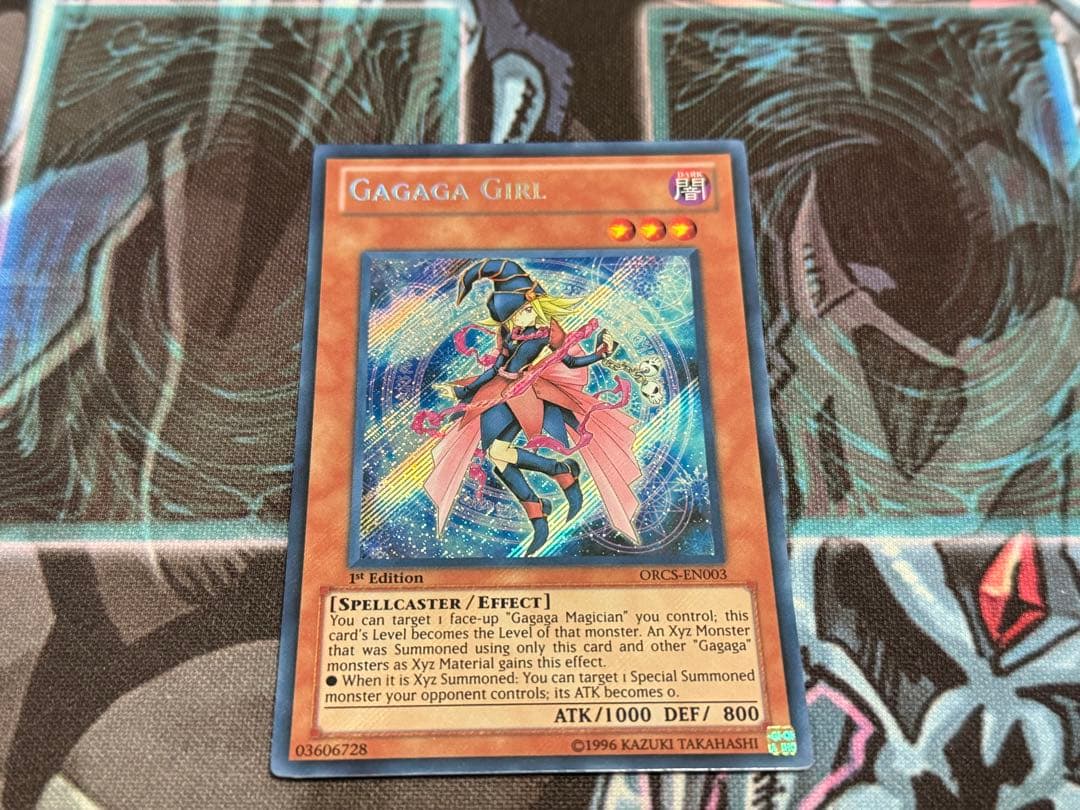 Yu-Gi-Oh! Card English Version Gagaga Girl 1st Secret Rare