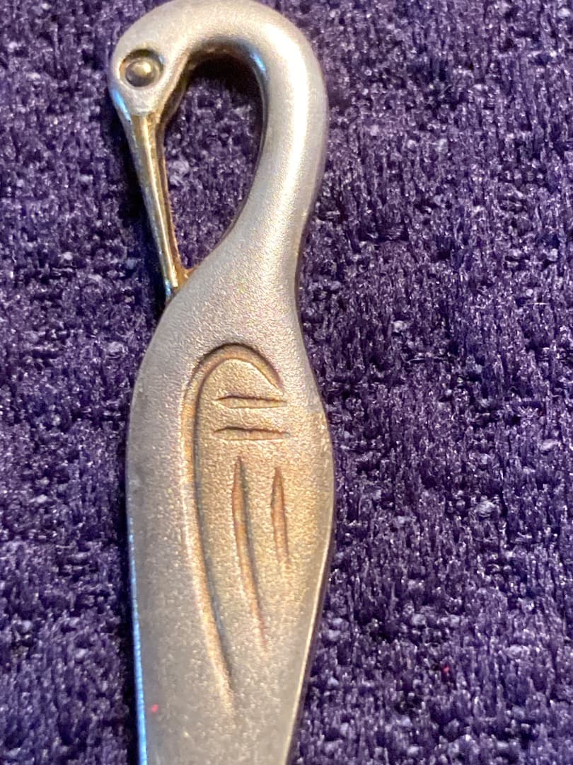 Silver Swan Design Dessert Skewers - Set of 5