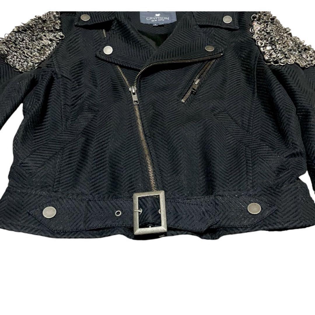 00s Archive Y2K Studded Heisei Gal Double Riders Jacket
