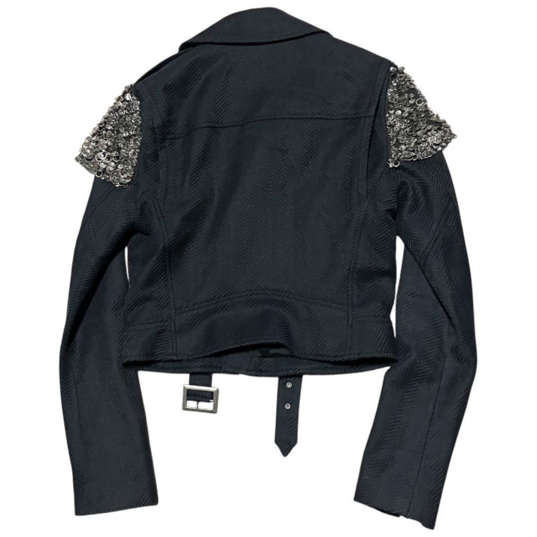 00s Archive Y2K Studded Heisei Gal Double Riders Jacket