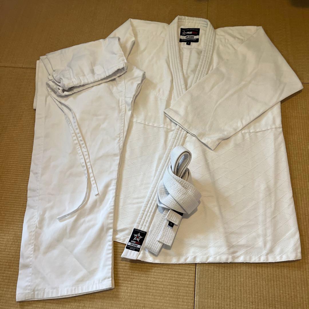 NICE GUY Judo Uniform for School, Size 5, White