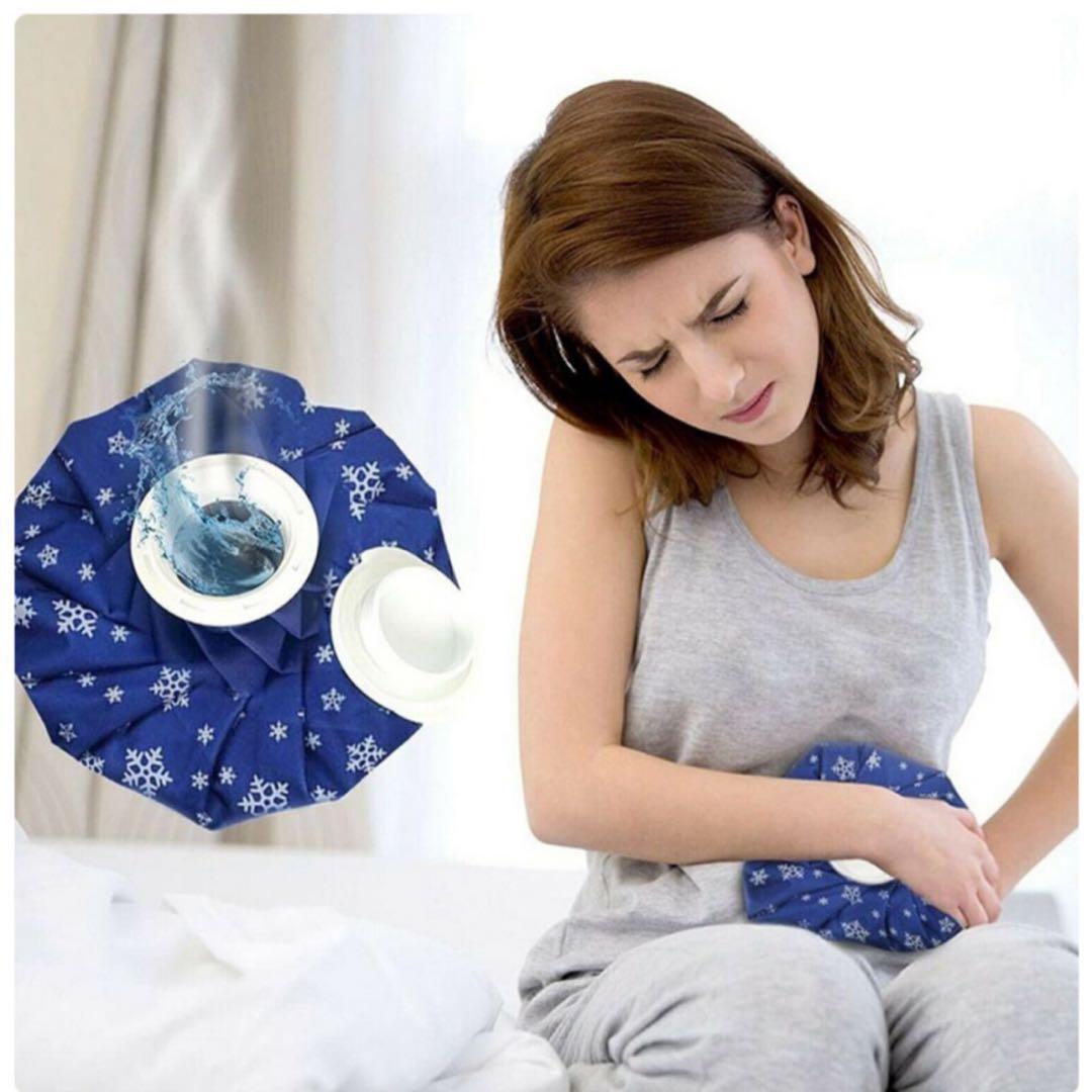 Ice Pack Set of 2 (M/L) with Spray - For Sports, Cooling Down, Hot Water Use, Cold/Hot, Blue