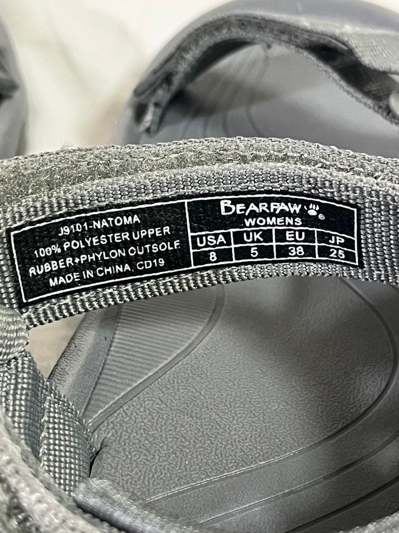 bearpaw sandals<br>size