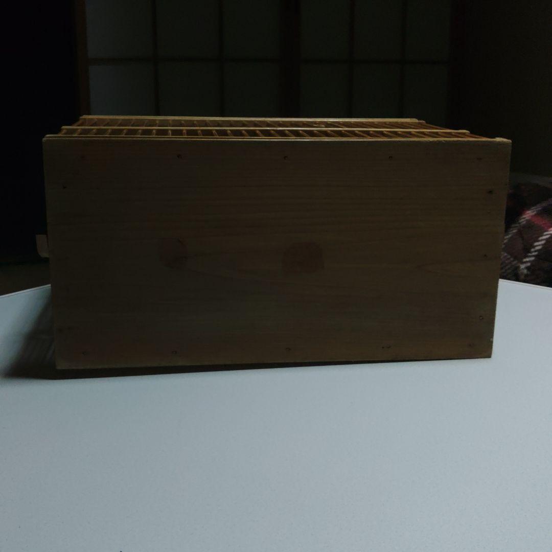 Wooden Bird Cage Open Top