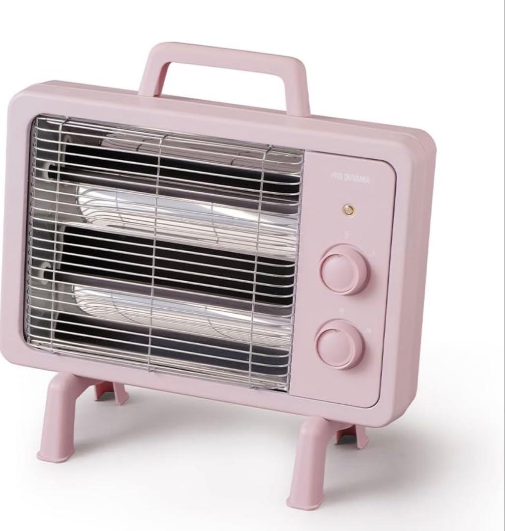 Iris Ohyama Electric Heater IEHDB-800-P Pink