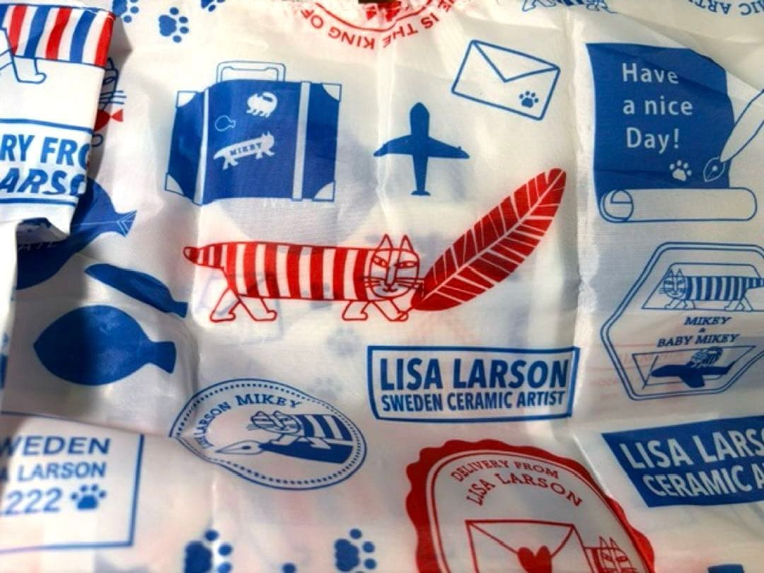 New Lisa Larson Eco Bag and Pizza Tote 2-Piece Set