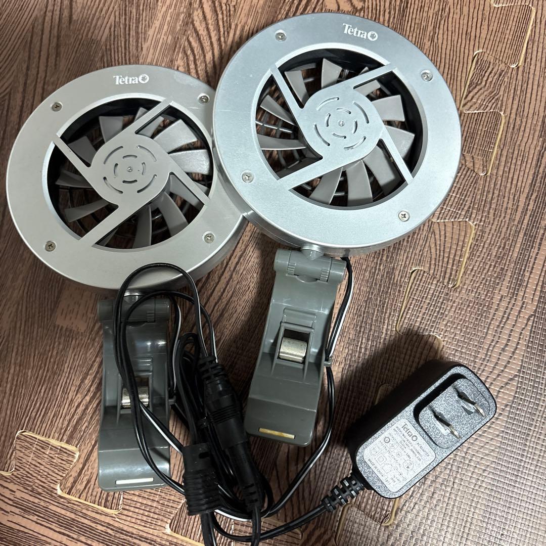 Filtration system, thermostat, and cooling fan set