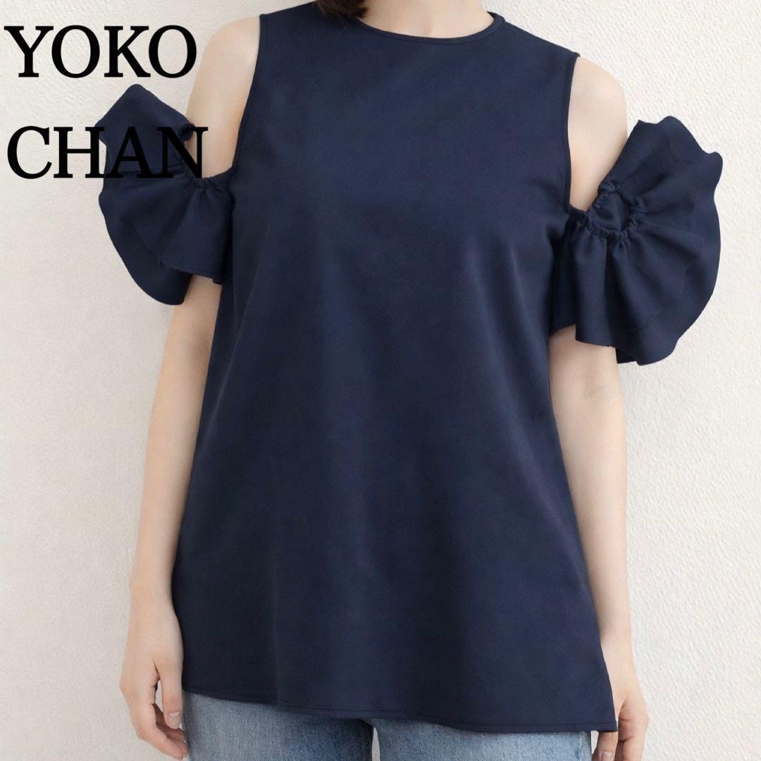 YOKO CHAN Blouse Sleeveless Frills