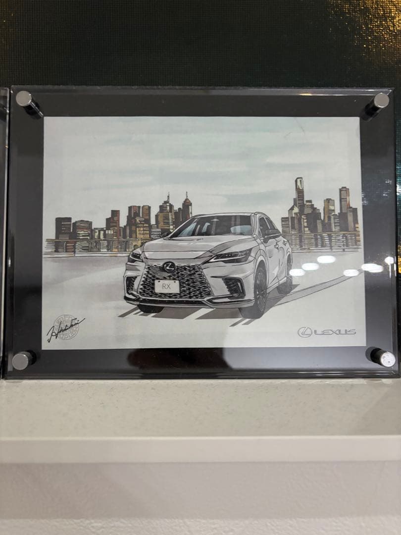 Lexus RX Watercolor Painting RX500h