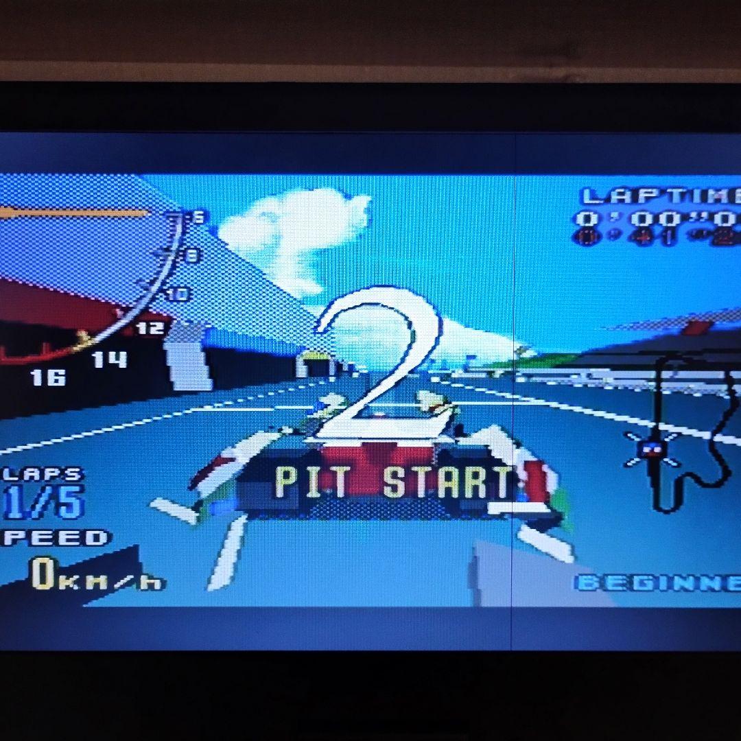 Mega Drive Virtua Racing Software