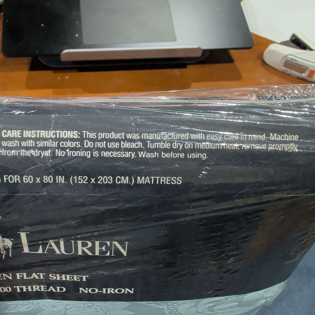 Mr. Man RALPH LAUREN ONE QUEEN FLAT SHEET