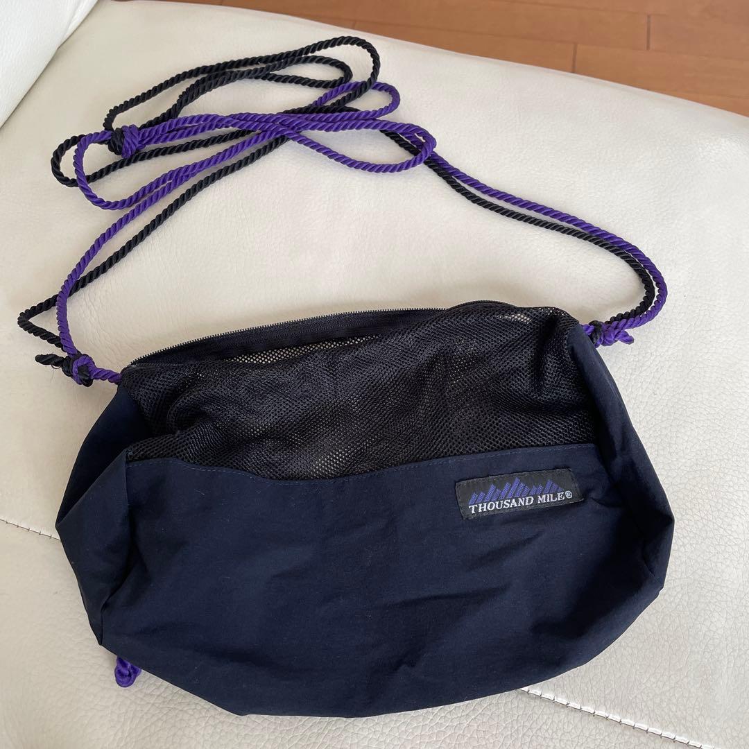 THOUSAND MILE Mesh Sacoche Shoulder Bag