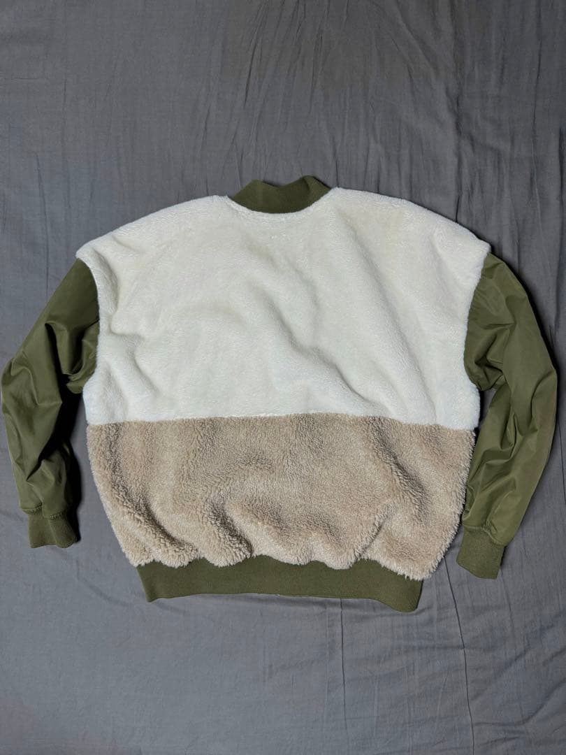 Like New: GUESS Women's MA-1 Boa Jacket