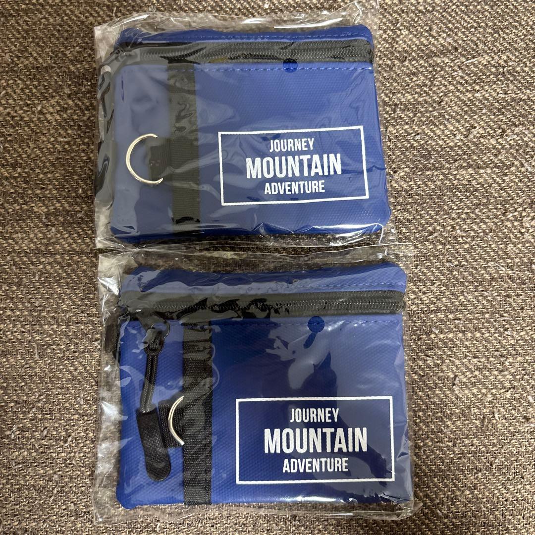 【New, Unused, Water-Repellent】J・M・A Outdoor Coin Pass Case, Navy