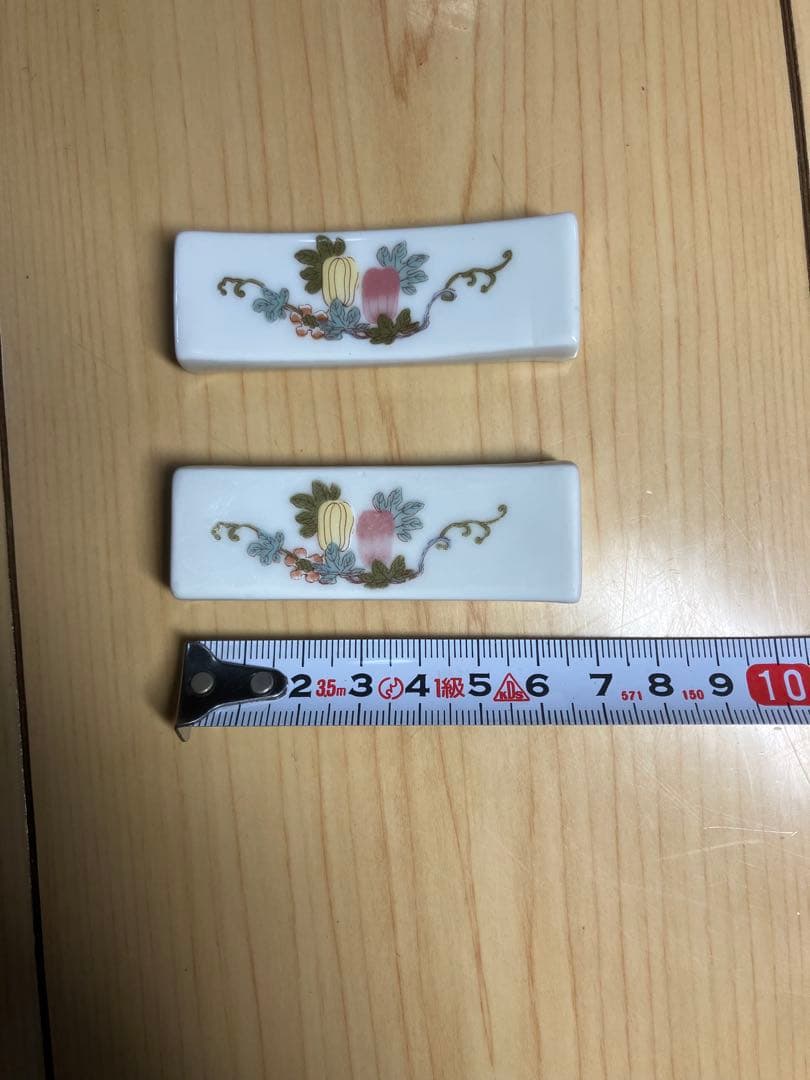 Floral Pattern Japanese Pattern Ceramic Chopstick Rests Set of 2