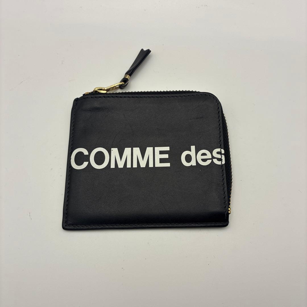 COMME des GARCONS Black Leather Coin Case