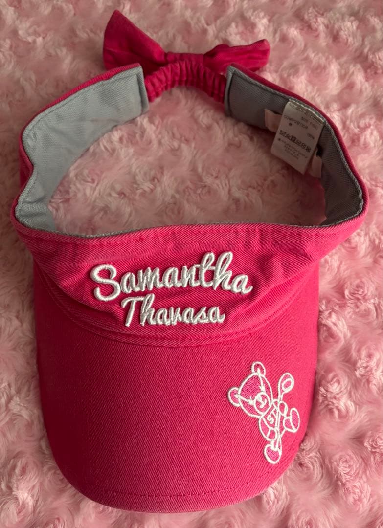 Samantha Thavasa Pink Golf Visor