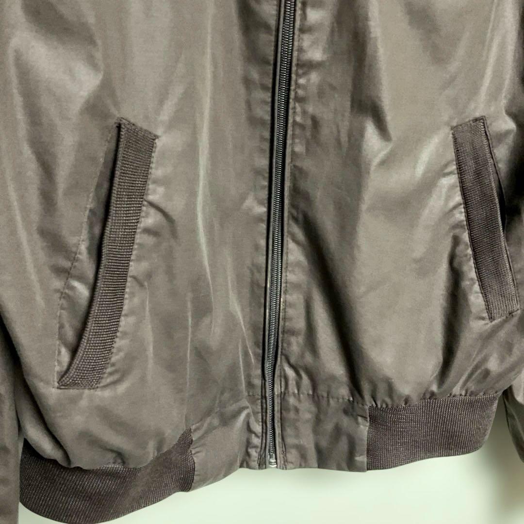 Rare 80s Original L Members Jacket Brown Nylon Jacket