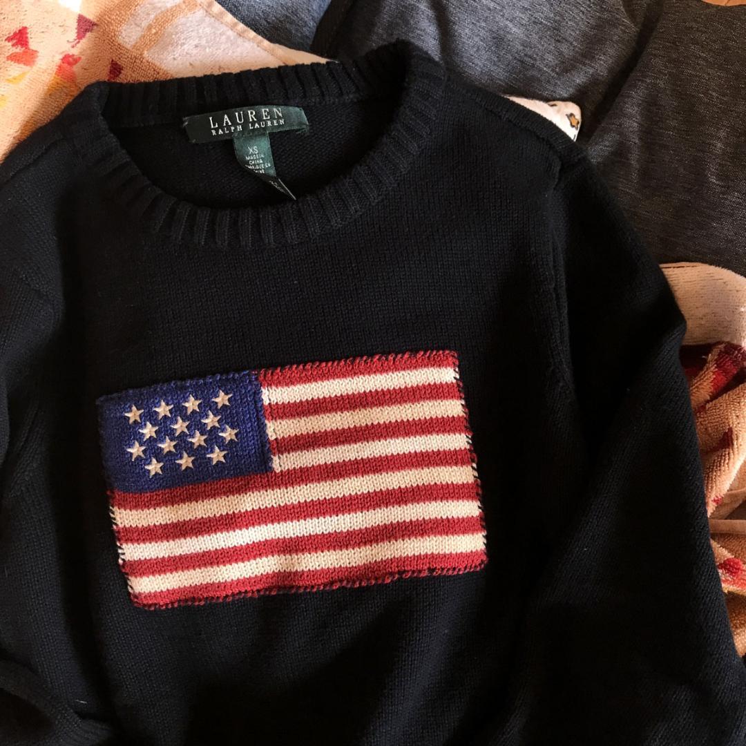 POLO RALPH LAUREN Stars and Stripes Knit Women's Ralph Lauren