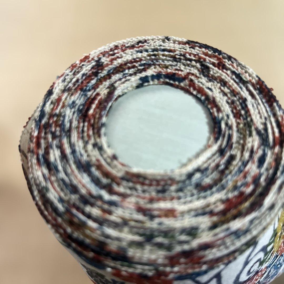 Unused floral silk kimono fabric