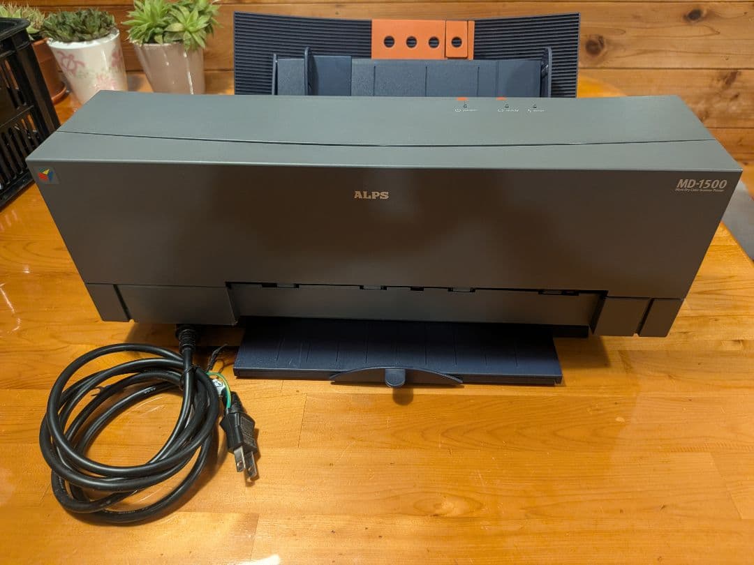 ALPS MD-1500 Printer Main Unit and Ink Cartridges