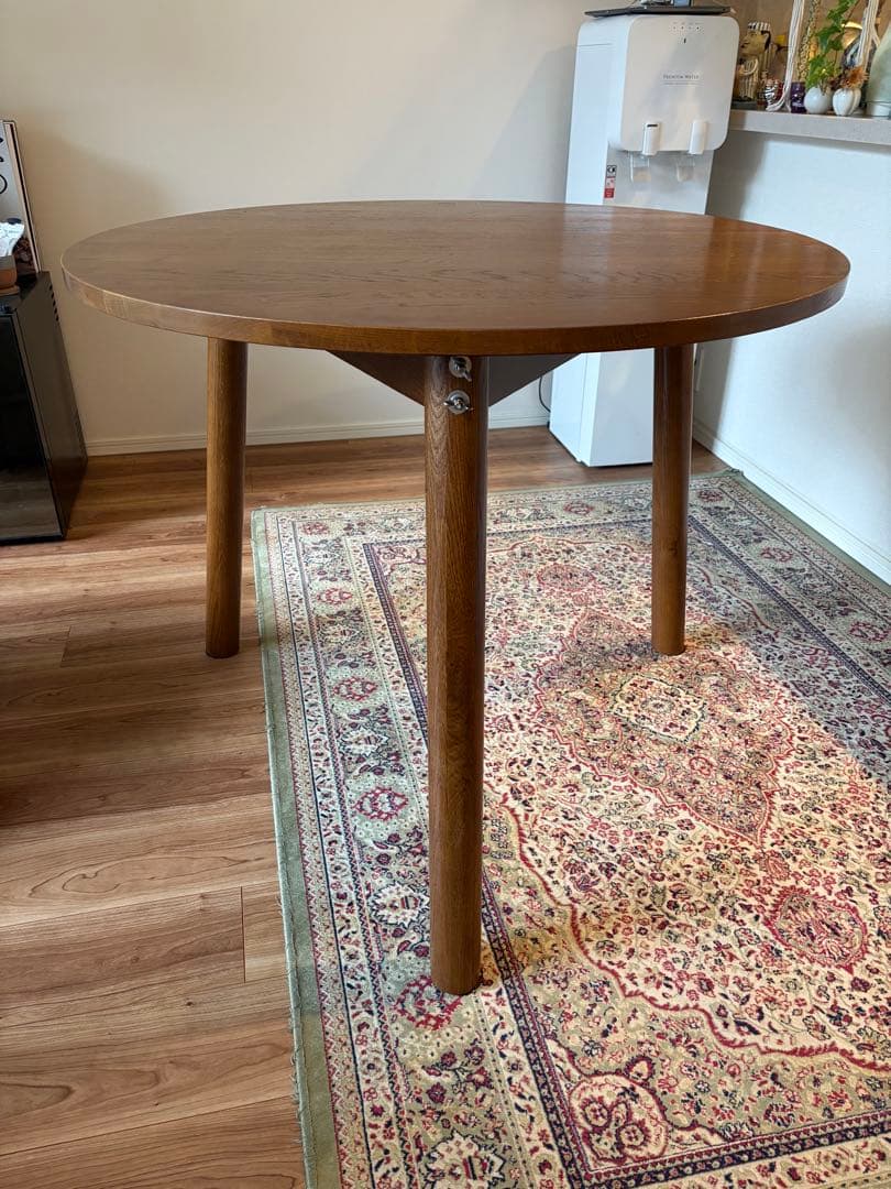 IDEA Round Wooden Dining Table 90cm