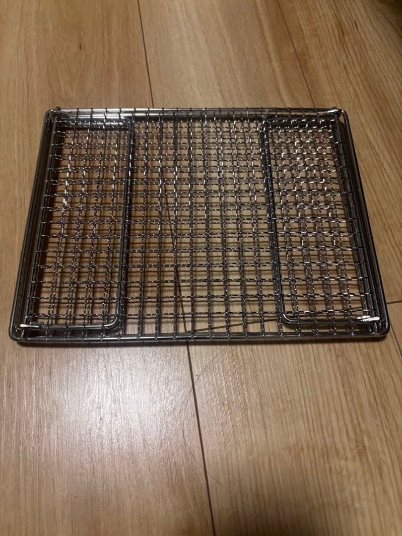 Stainless Steel Barbecue Grill Net, 2 pcs with Legs