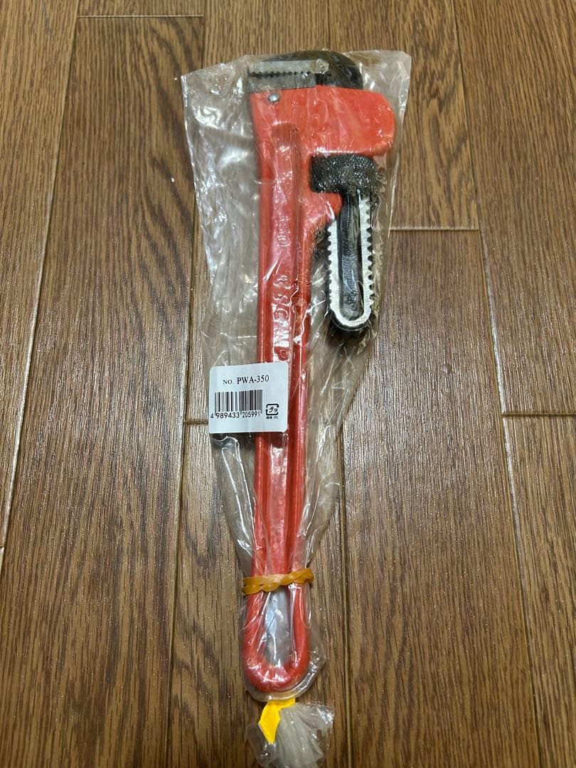【New Unused】Kyoto Tool (KTC) Pipe Wrench, Total Length 325mm, PWA-350