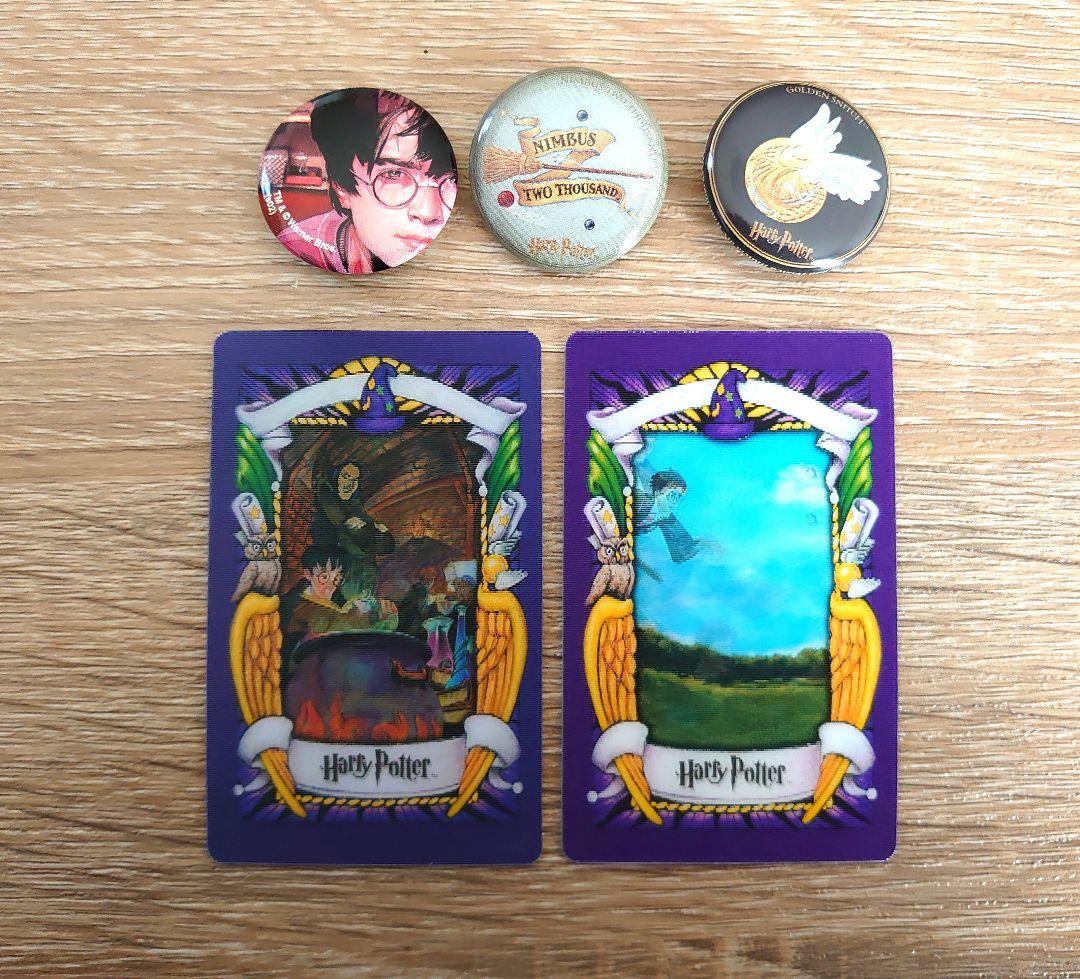 d*3様 Harry Potter Can Badge Chocolate Frog Card