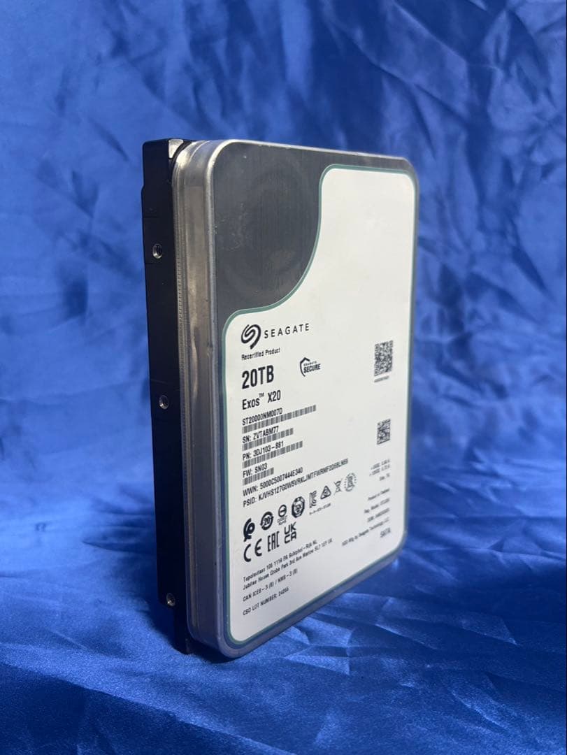 4-38A ⭐️ 3.5-inch HDD ST20000NM007D 20TB