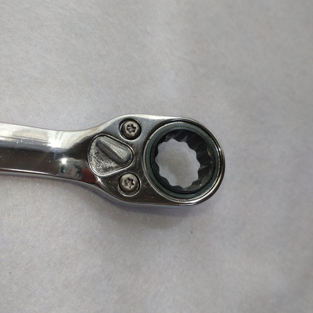 Snap-on 12-point combination wrench with ratchet function, size 1/2 inch