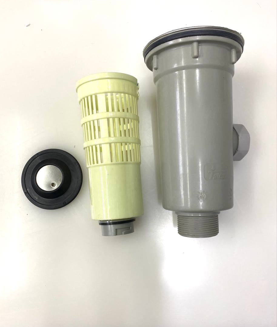 Sink Strainer with Deep Basket, Gray