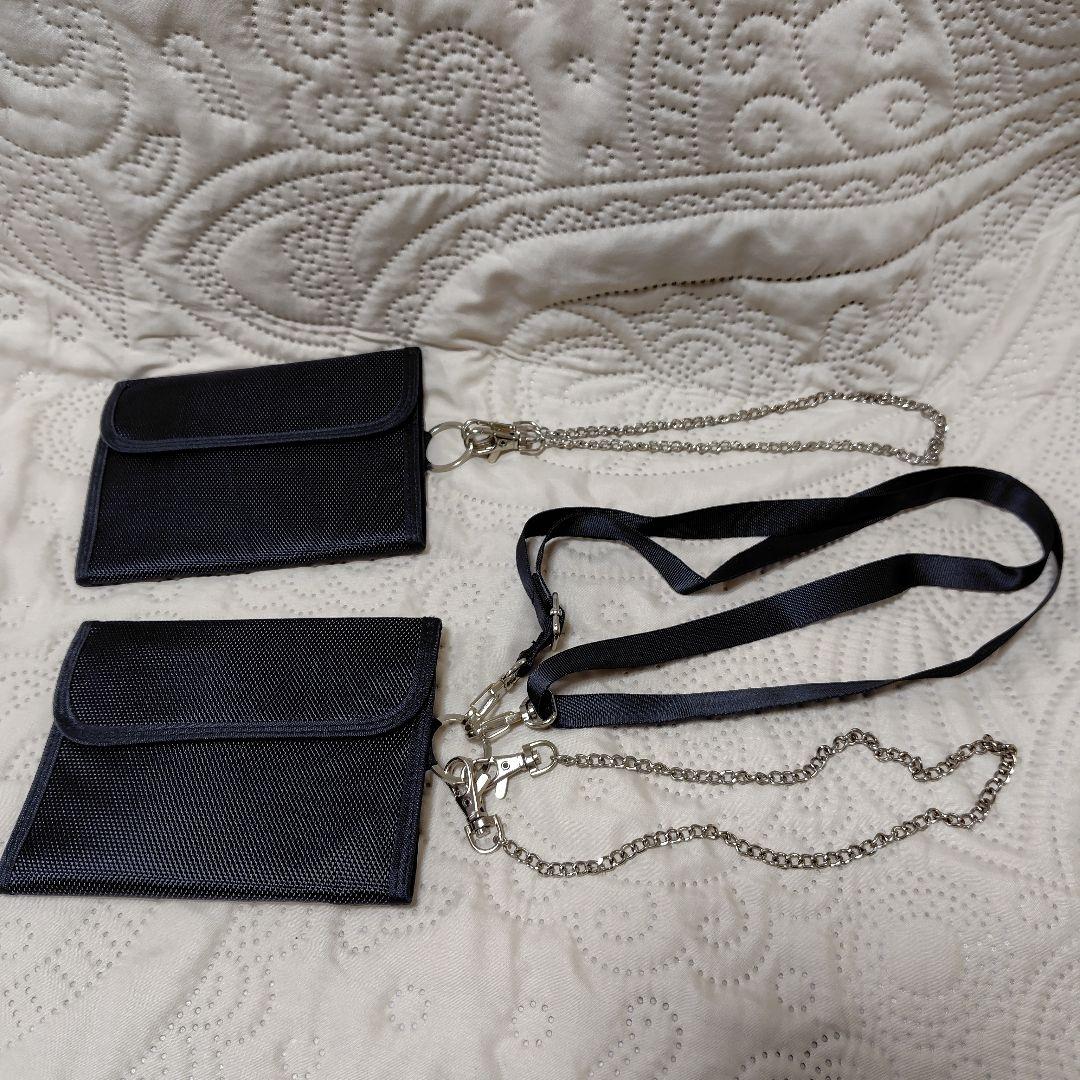 Anti-skimming pouch, black