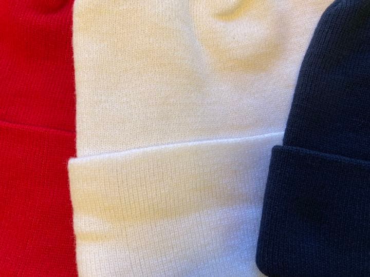3-Color Knit Cap and Wristband Set