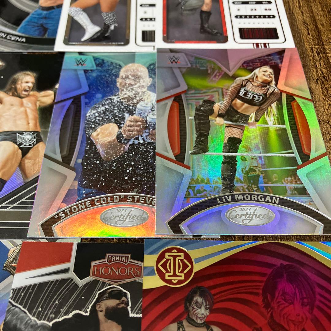 WWE PANINI Seth Rollins Asuka Base Insert Parallel