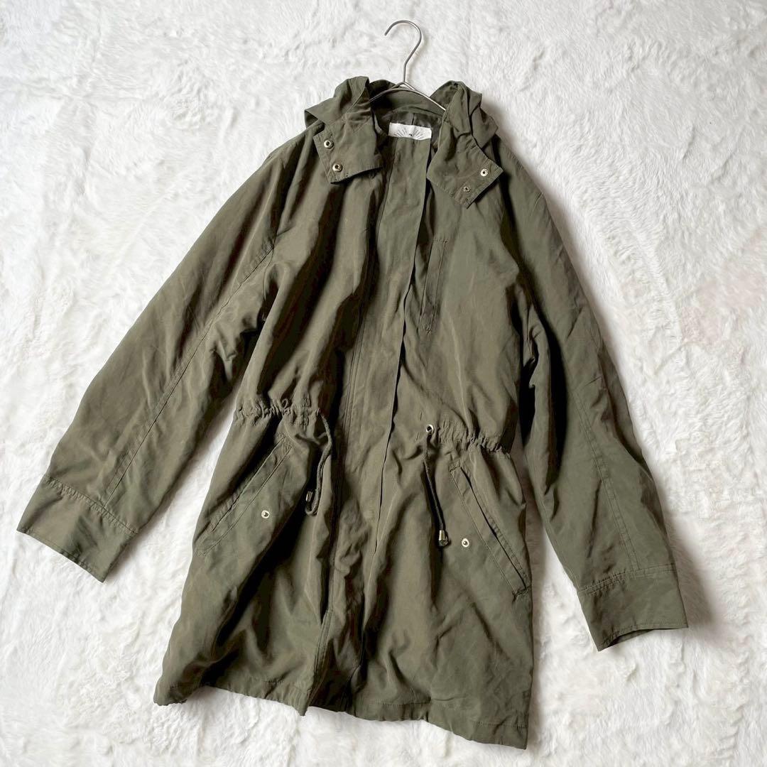 Sebi-an-vuu Mod Coat Hoodie Drawstring Khaki 3L Light Outerwear