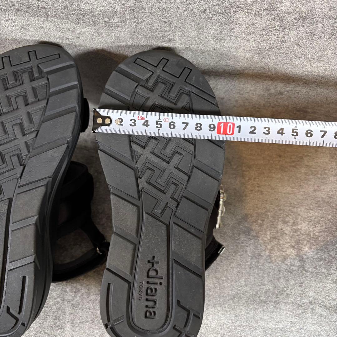 Beautiful condition +diana Plus Diana Footbed Sandals with Bijou Buckle