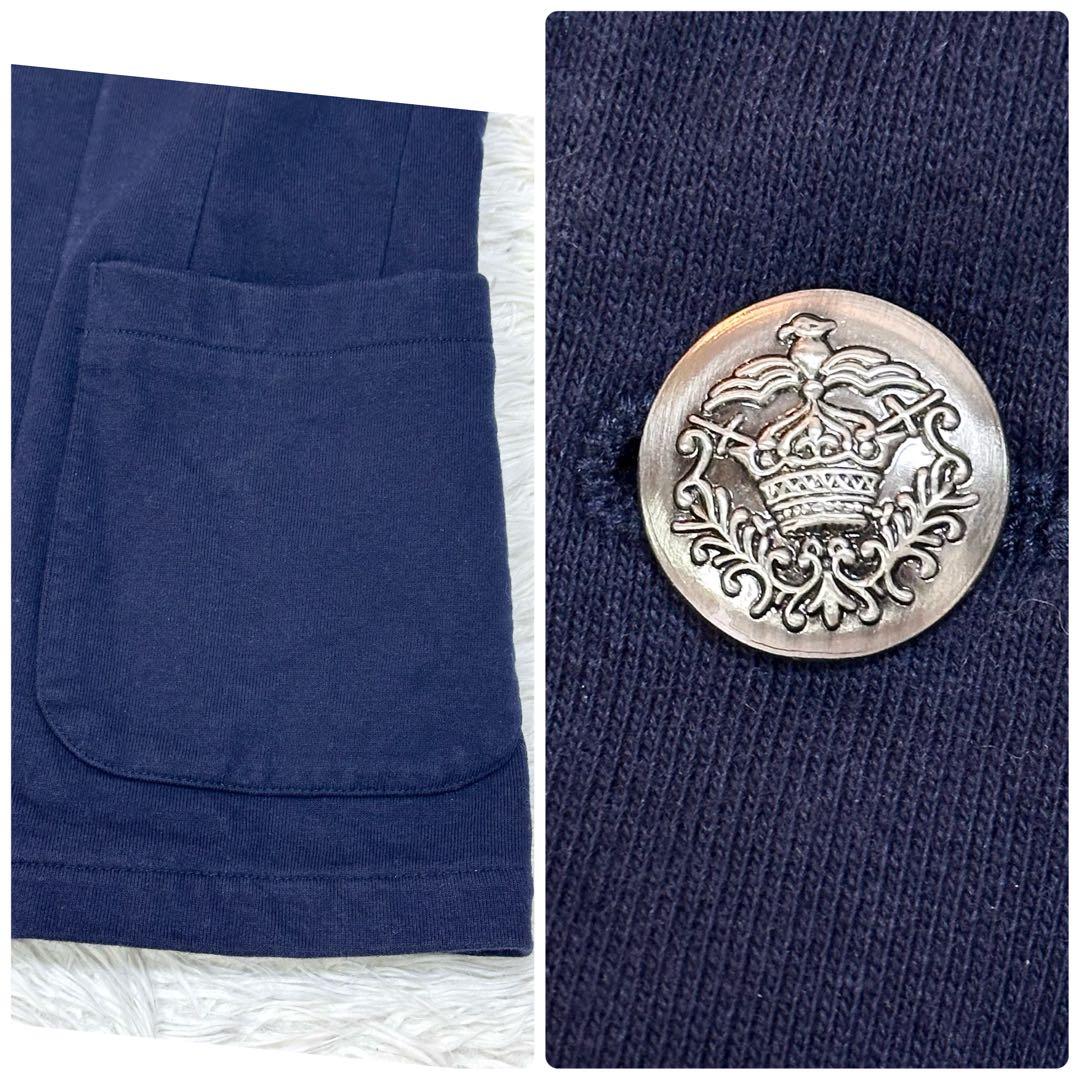 【Silver Buttons x Mesh Lining】EDIFICE Navy Blazer 38 Navy