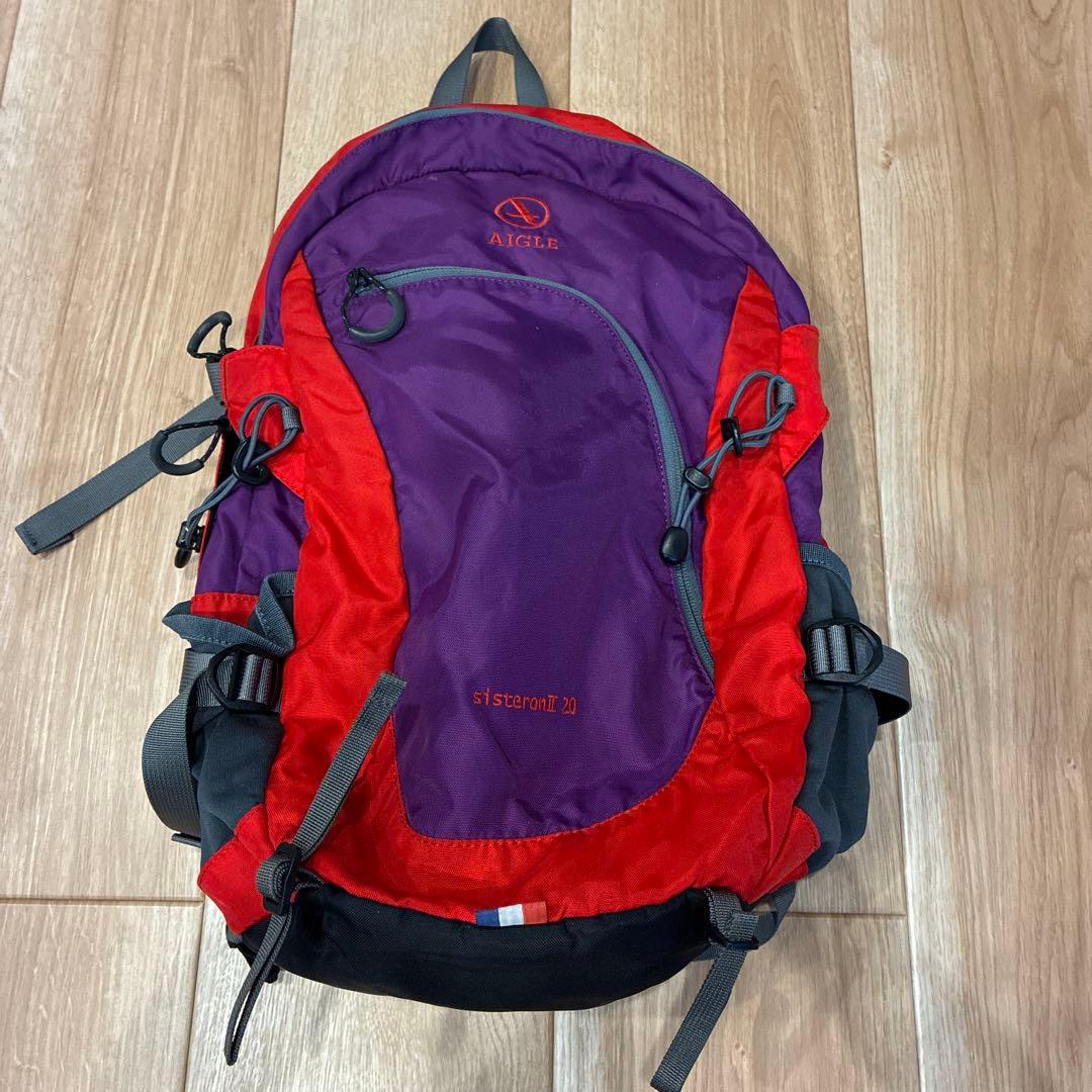 Beautiful condition AIGLE backpack, 20L, with rain cover