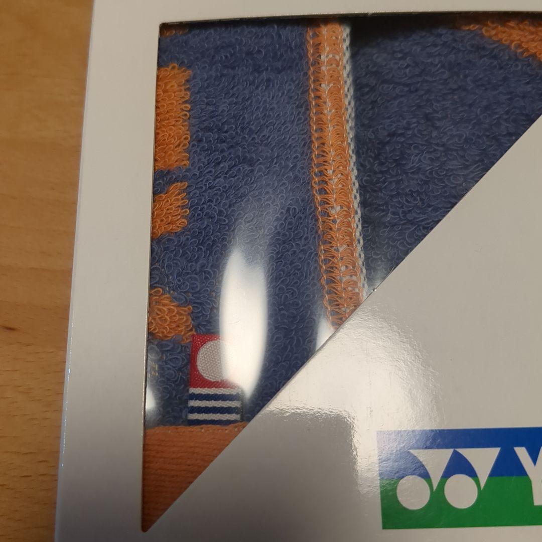 YONEX Towel Handkerchief 33x34 cm Orange/Blue