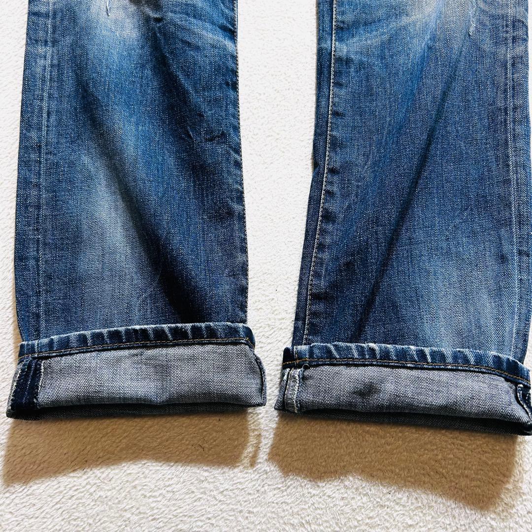 Rapanui Jeans Denim Pants M Oni-hige (Ghost Whiskers) Hachinosu (Honeycomb) Damage