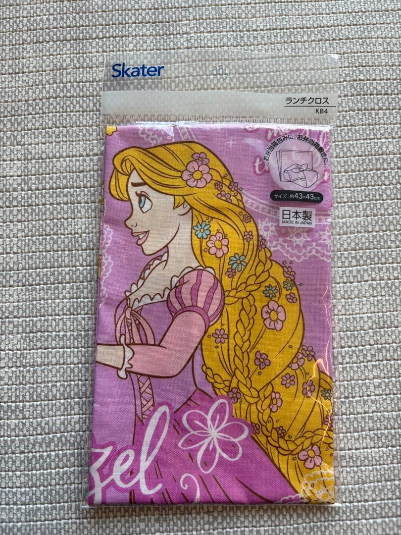 〈New〉Skater Rapunzel Lunch Cloth Approx. 43x43cm Made in Japan