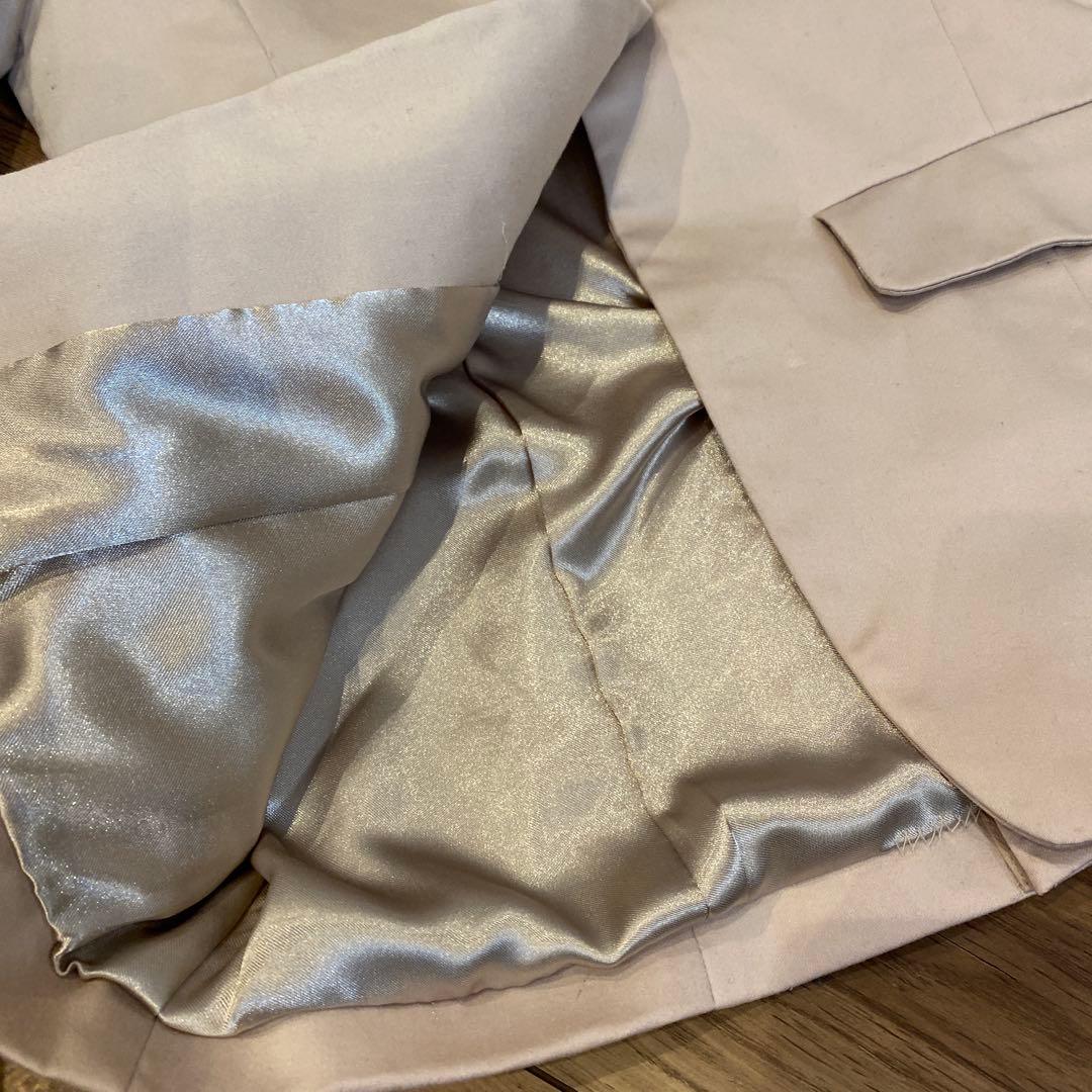 Free Clumsy Light Gray Single-Button Blazer
